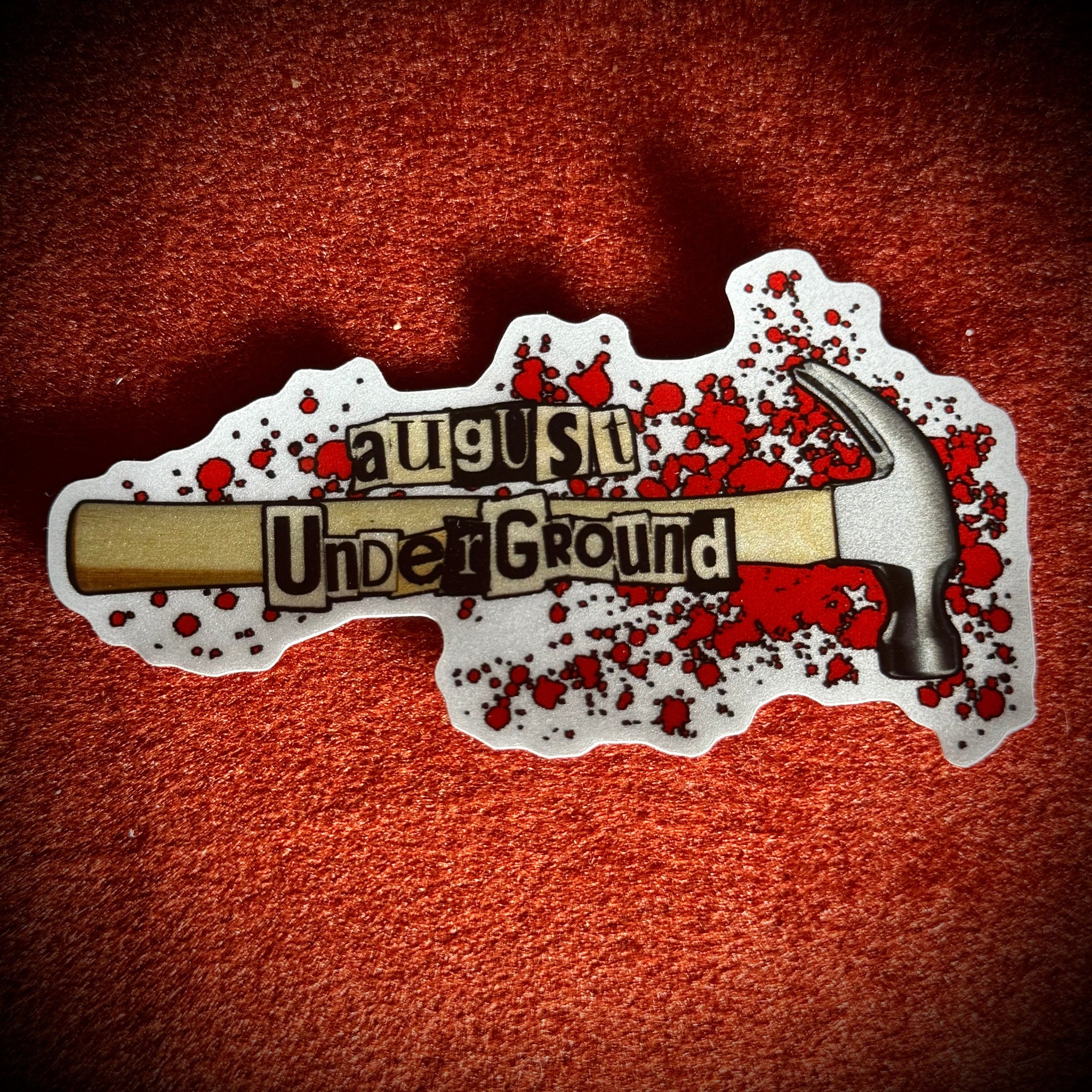 AU Hammer Reflective Sticker
