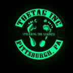 TOETAG Biker Logo Glow in the Dark Sticker