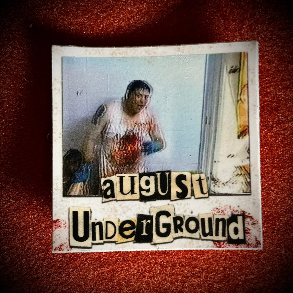 August Underground Polaroid Sticker Set