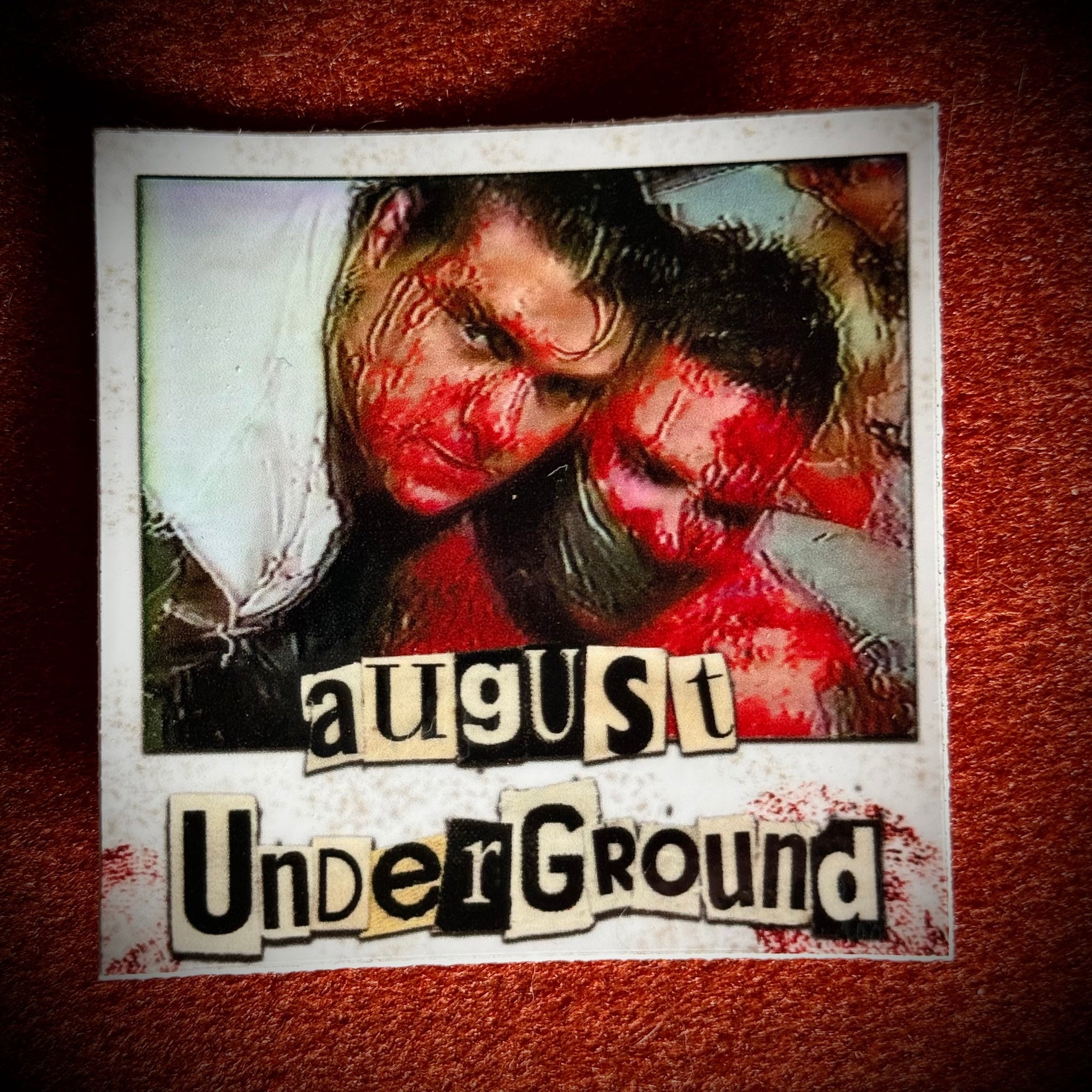 August Underground Polaroid Sticker Set