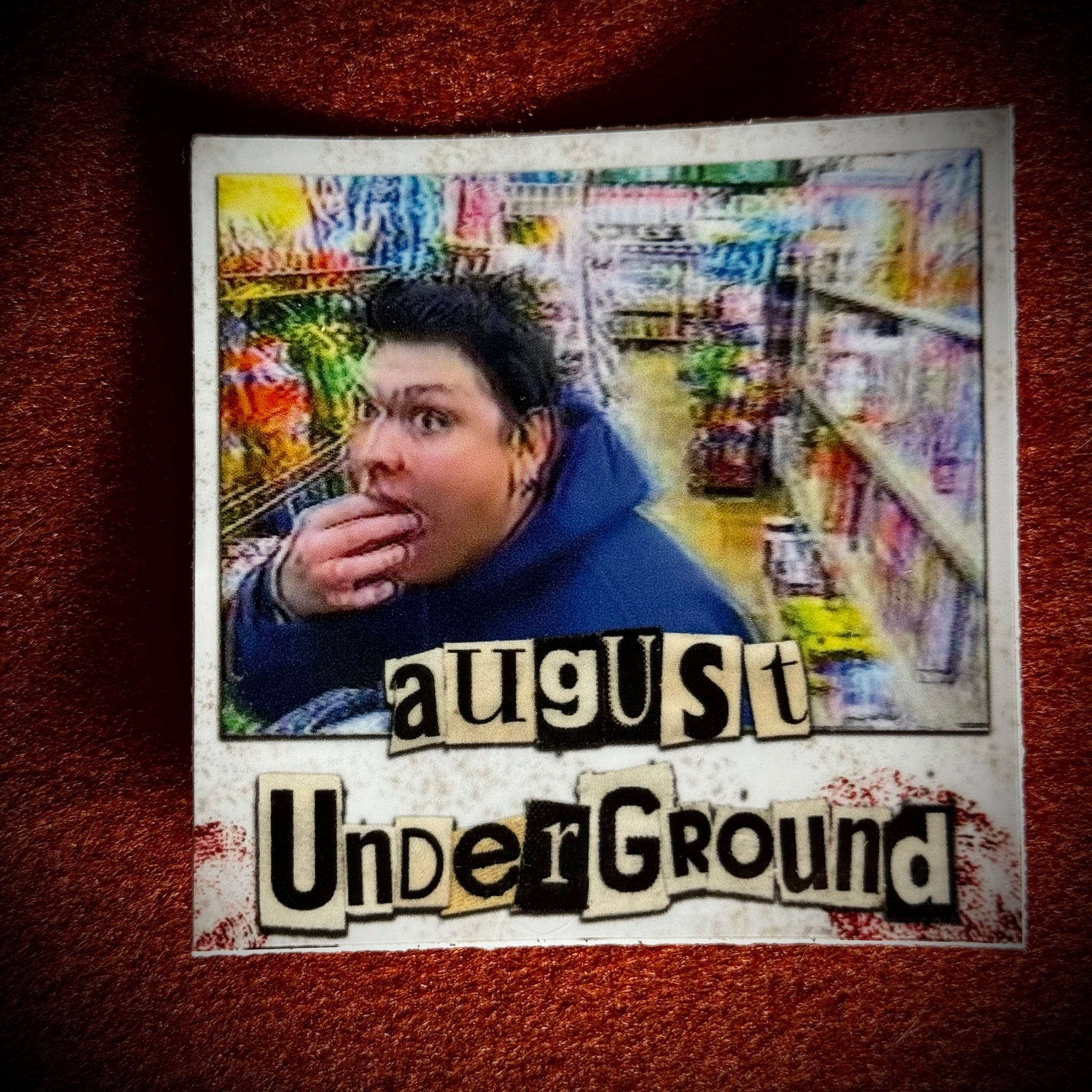 August Underground Polaroid Sticker Set